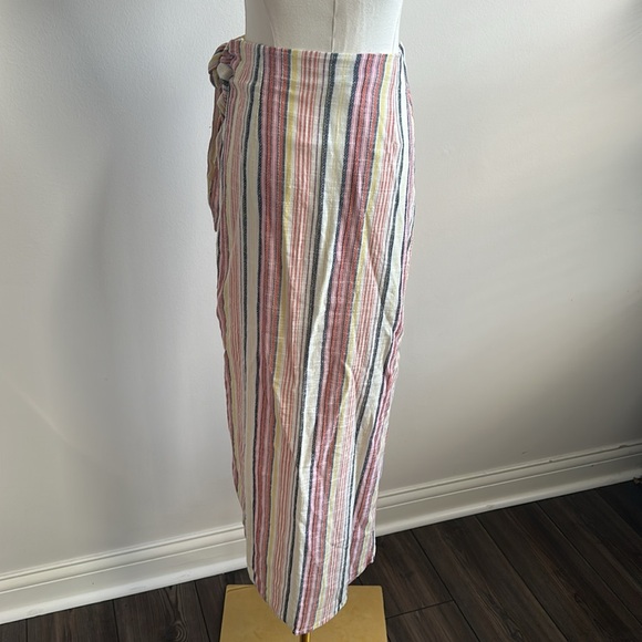 NWT Free People Womens Lightweight Boho Beach Resort Wear Wrap Cover Up Skirt 6 - Picture 4 of 8